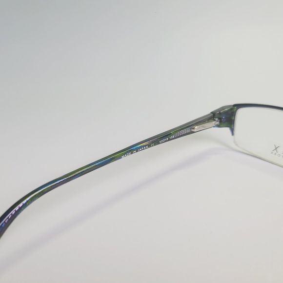 O&X New York OT-211U eyeglasses green blue full frame eyewear  52-19 135 C7 - Picture 6 of 13